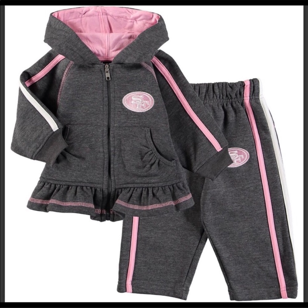 NFL San Francisco 49ers Girls 24 months Fl…